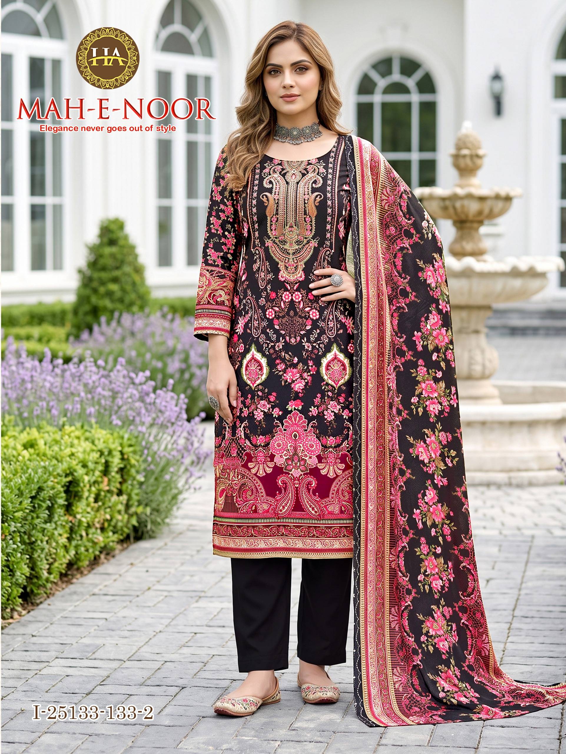 MAH E NOOR By Alok Suit 01 To 08 Series Beautiful Pakistani Suits Colorful Stylish Fancy Ethnic Wear Viscose Reyon Dresses At Wholesale